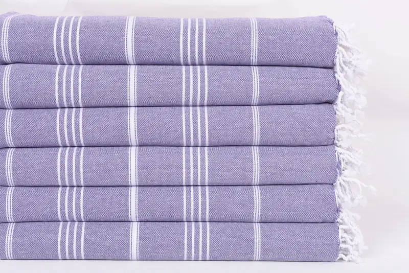 Monogram Beach Towel, 70x40 Cotton Striped Towel, Valentines Day Gift Idea, Wedding Hand Made Gift, Quick-Dry Beach Towel, Bridesmaid Gift - 3