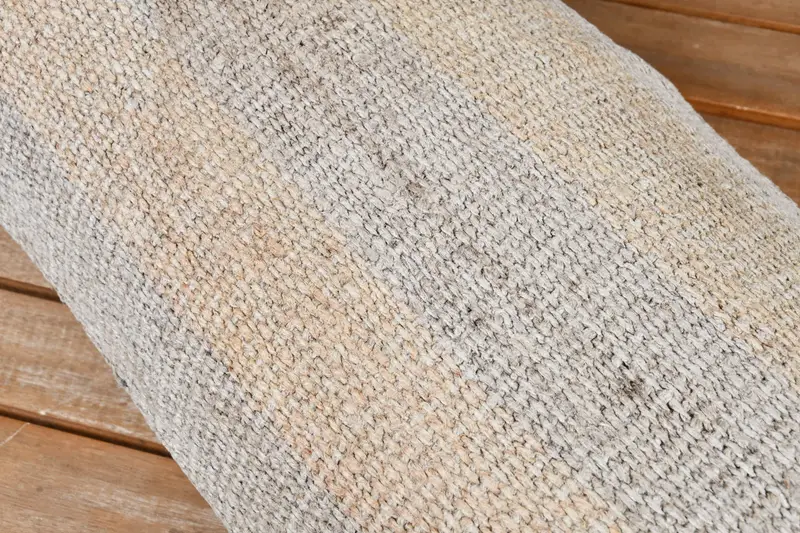 Handwoven Cushion Cover, Pillow for Sofa, Designer Throw Pillow, 12x36 Beige Pillow Case, Home Decor Pillow, Cushion, Boho Pillow, Yoga Pillow Cover - 4