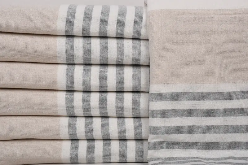 Bridal Party Gifts, Pool Towels, 68x36 Cotton Striped Terry Towel, Gifts For Him, Personalized Gift, Custom Beach Towel, Beach Theme Wedding Gift - 1