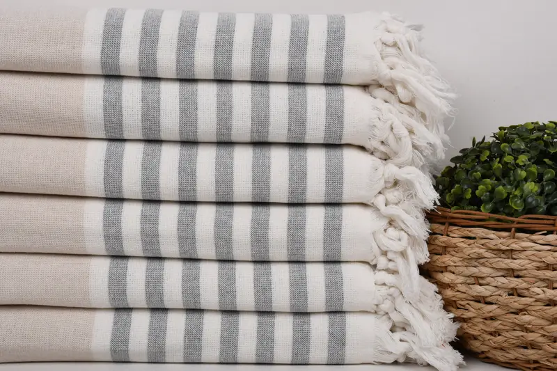 Bridal Party Gifts, Pool Towels, 68x36 Cotton Striped Terry Towel, Gifts For Him, Personalized Gift, Custom Beach Towel, Beach Theme Wedding Gift - 2