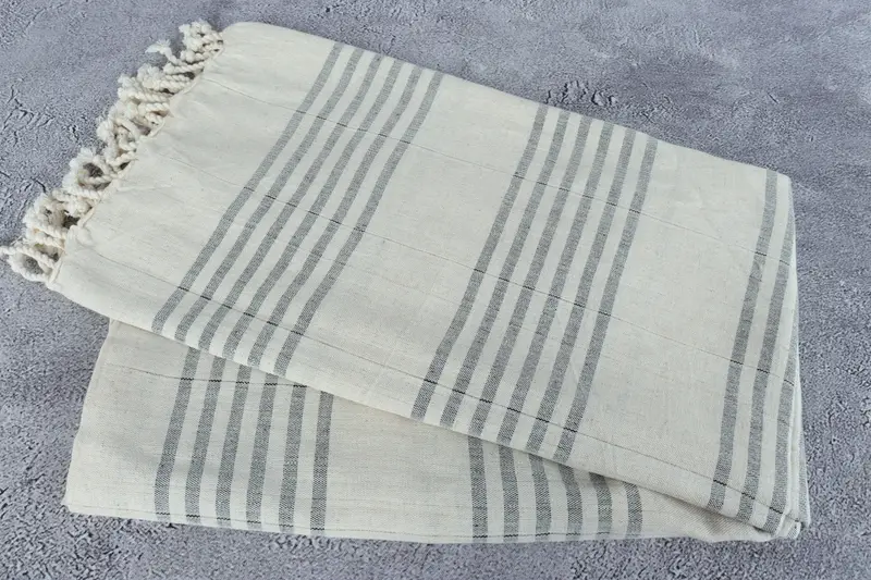 Quick-Dry Beach Towel, Custom Wedding Gift, Bridal Shower Favors, Wedding For Favor, Miami Bachelorette Party Favors, 70x40 Linen Striped Towel - 6
