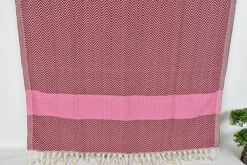 Turkish Towel Monogram, 70x40 Cotton Chevron Towel, Christmas Favors, Gift For Her, Turkish hand towel, Luxury Turkish Bath Towel, Thin towel - 7