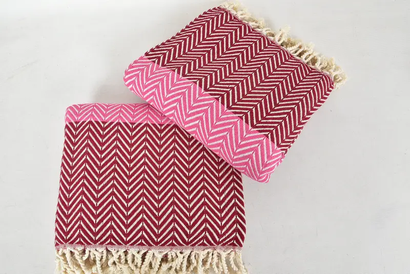 Turkish Towel Monogram, 70x40 Cotton Chevron Towel, Christmas Favors, Gift For Her, Turkish hand towel, Luxury Turkish Bath Towel, Thin towel - 6