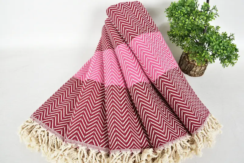 Turkish Towel Monogram, 70x40 Cotton Chevron Towel, Christmas Favors, Gift For Her, Turkish hand towel, Luxury Turkish Bath Towel, Thin towel - 4