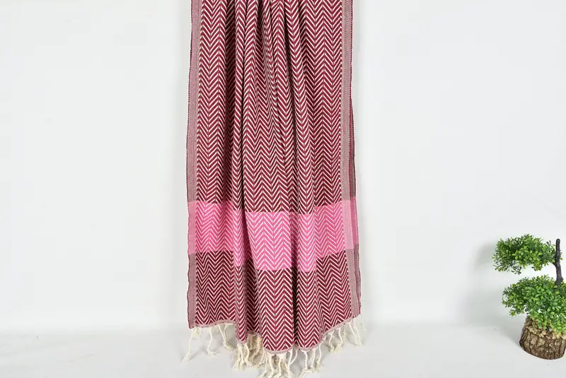 Turkish Towel Monogram, 70x40 Cotton Chevron Towel, Christmas Favors, Gift For Her, Turkish hand towel, Luxury Turkish Bath Towel, Thin towel - 8