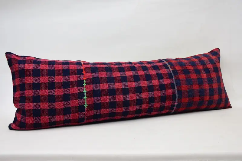 Pillow for Sofa, Pillow Cover, Vintage Kilim Throw Pillow, 16x48 Pink Cushion Cover, Personalized Gift Pillow Pillow Case, Interior Designer Pillow - 3