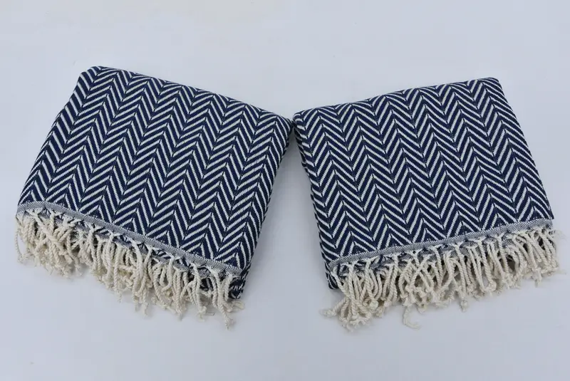 Lightweight towel, Turkish Towel USA, 70x40 Cotton Zig zag Towel, Embroidered Turkish Towel, Best Friend Gift Ideas, Bachelorette Party Decorations - 4