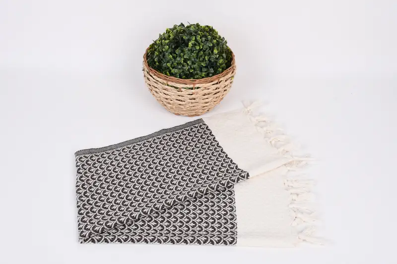 Brautjungfernhandtuch, 34x18 Baumwollblumen -Designtuch, kleine Badetücher, Sonderhandtuch, türkisches Geschirrtuch, maßgeschneiderte Geschenke, Strandthema Hochzeitsgeschenk - 4
