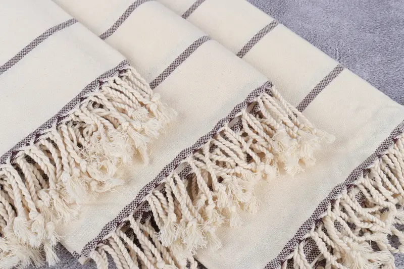 Gift For Her, Personalized Beach Towel, Personalized Turkish bath towel for home decor, Thin towel, Bride Gift, 68x38 Cotton Diamond Towel - 5