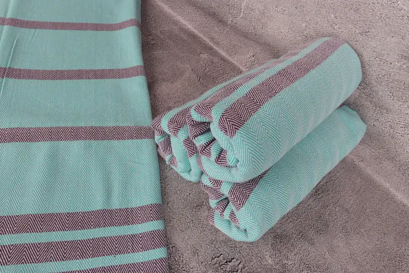 Bridal Shower Gift, Custom Beach Towel, Large Turkish Towel, 64x40 Cotton Chevron Towel, Turkish Bath Towel Set, Gift For Best Friend, Holiday Towel - 8