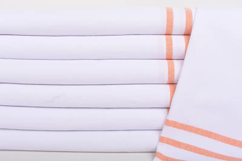 Embroidery Towels, Bridesmaid Gifts, Monogrammed Hand Towel, Bathroom Towels, Beach Wedding Favor, 40x24 Cotton Striped Towel, Gift For Him - 2