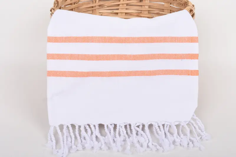 Embroidery Towels, Bridesmaid Gifts, Monogrammed Hand Towel, Bathroom Towels, Beach Wedding Favor, 40x24 Cotton Striped Towel, Gift For Him - 5