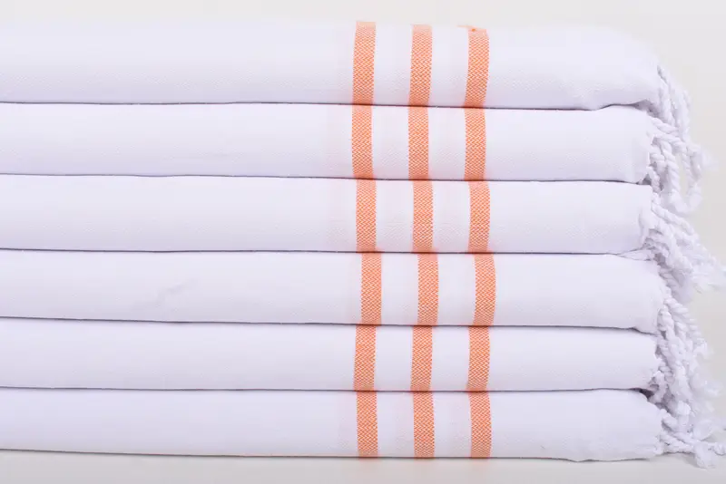 Embroidery Towels, Bridesmaid Gifts, Monogrammed Hand Towel, Bathroom Towels, Beach Wedding Favor, 40x24 Cotton Striped Towel, Gift For Him - 3