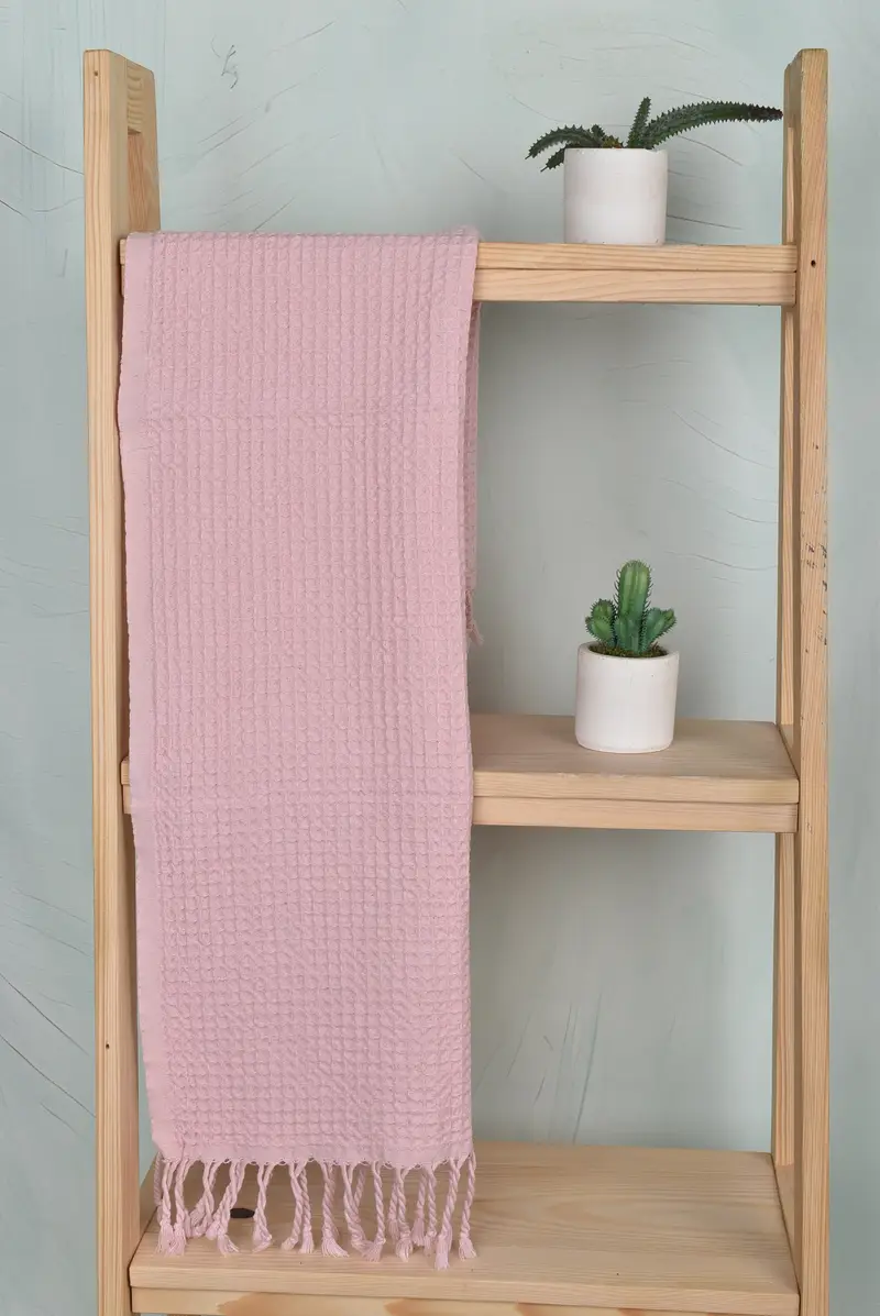 Spa Towel, Monogram Turkish Bath Towel, Wedding Favors, 40x20 Cotton Waffle Towel, Kitchen Towel, Bulk Order Towel, Bridal Gifts, Personalized Gift - 8