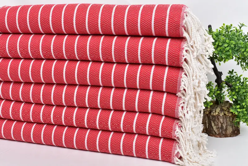 Bridesmaid Gift Towel, Sand-Resistant Peshtemal, Custom Wedding Gift, Personalized Bridesmaid Gift, 70x40 Cotton Striped Towel, Bridesmaid Favors - 3