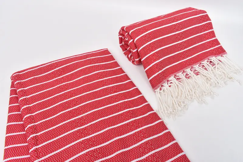 Bridesmaid Gift Towel, Sand-Resistant Peshtemal, Custom Wedding Gift, Personalized Bridesmaid Gift, 70x40 Cotton Striped Towel, Bridesmaid Favors - 7