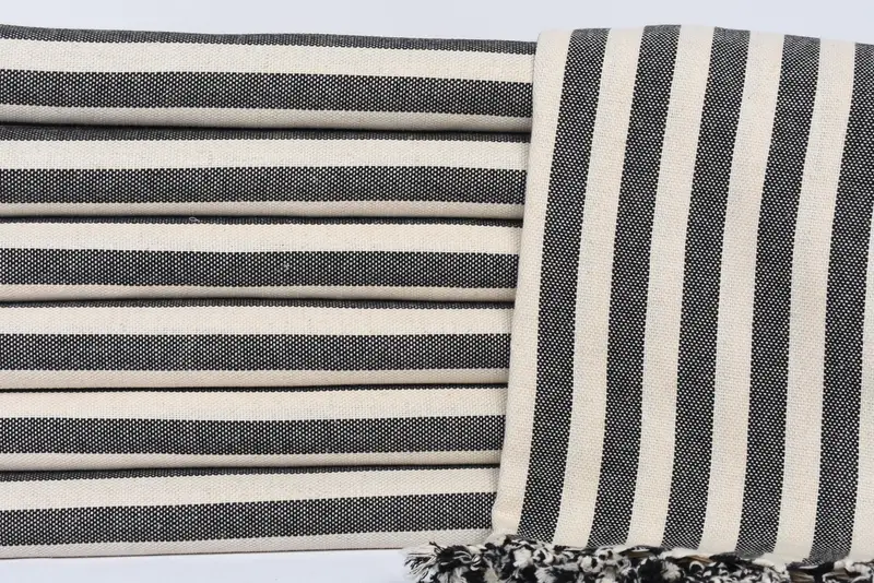 Beach Towel Bulk, Large Turkish Towel, Organic Turkish towel, Girls Weekend Favors, 70x40 Linen Striped Towel, Turkish Towel USA, House Warming Gift - 2