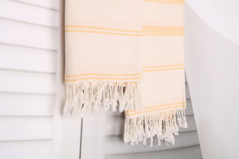 Bridal Shower Favor, Sand-free towel, Fouta towel, Absorbent towel, Housewarming Gift, Personalized Home Gift Wedding, 80x36 Cotton Striped Towel - 8
