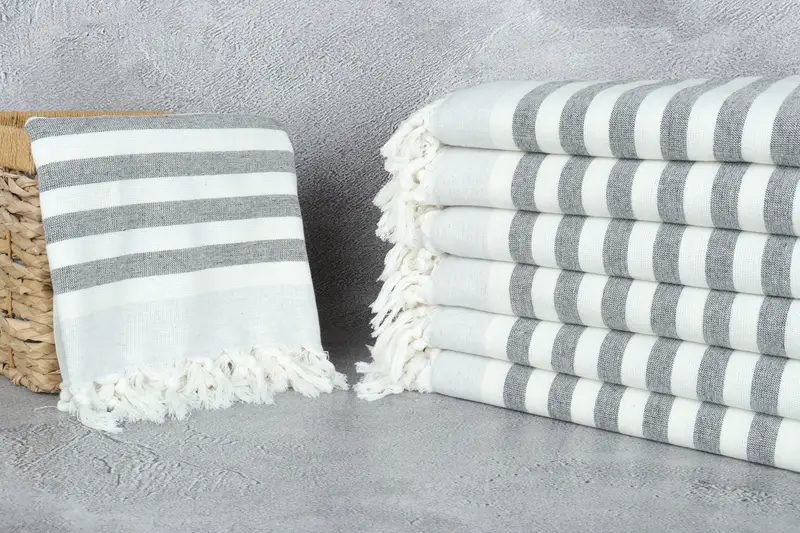 Mother Of The Groom Gift, 68x40 Cotton Striped Terry Towel, Embroidered Towel, Bachelorette Favors Beach, Quick-dry peshtemal, Quick-Dry Beach Towel - 3