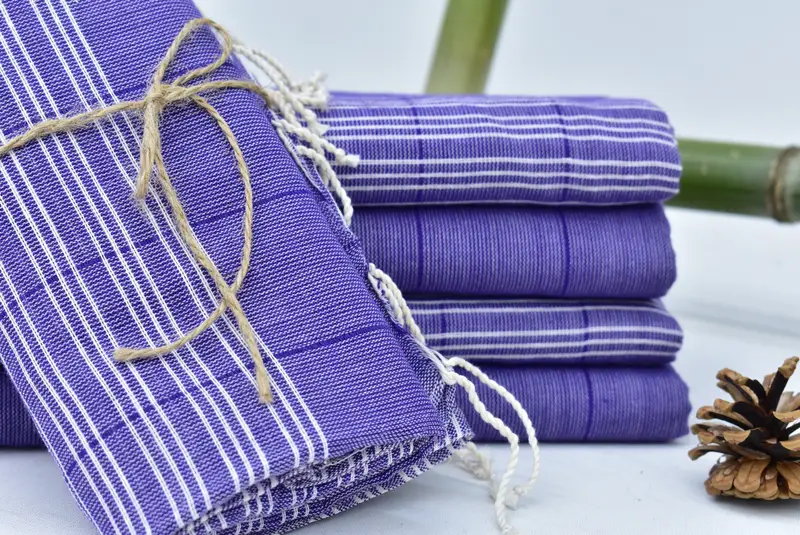 Gift For Him, Unique Gift, Authentic Turkish hammam peshtemal, Yoga Towel, Hammam Towel USA, Custom Towel, 70x40 Cotton Striped Towel, Gift For Her - 3