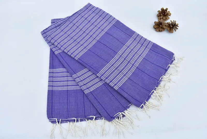 Gift For Him, Unique Gift, Authentic Turkish hammam peshtemal, Yoga Towel, Hammam Towel USA, Custom Towel, 70x40 Cotton Striped Towel, Gift For Her - 7