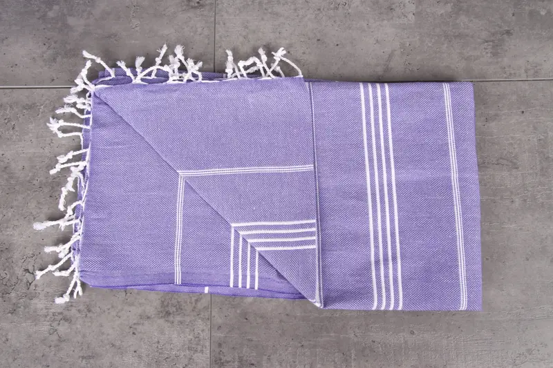 Bridal Shower Favor, Monogrammed Beach Towel, Bridal Shower Gift, Bachelorette Towel, Personalized Wedding Gift, 70x40 Cotton Striped Towel - 4