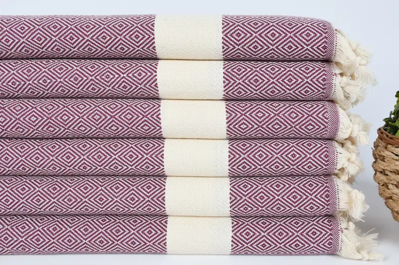 Anne için hediye, plaj düğün lehine, monogram el havlu, küçük banyo havlu, Türk havlu el havlu, 36x20 pamuk elmas havlu, onun için hediyeler - 2