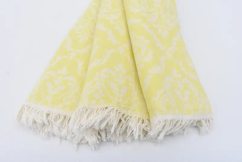 Fringed Turkish towel for poolside, Bridesmaid Gift, Personalized Towel, 68x36 Cotton Baroque Towel, Valentines Day Gift For Him, Absorbent towel - 4