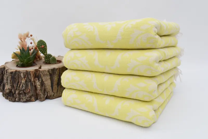 Fringed Turkish towel for poolside, Bridesmaid Gift, Personalized Towel, 68x36 Cotton Baroque Towel, Valentines Day Gift For Him, Absorbent towel - 5
