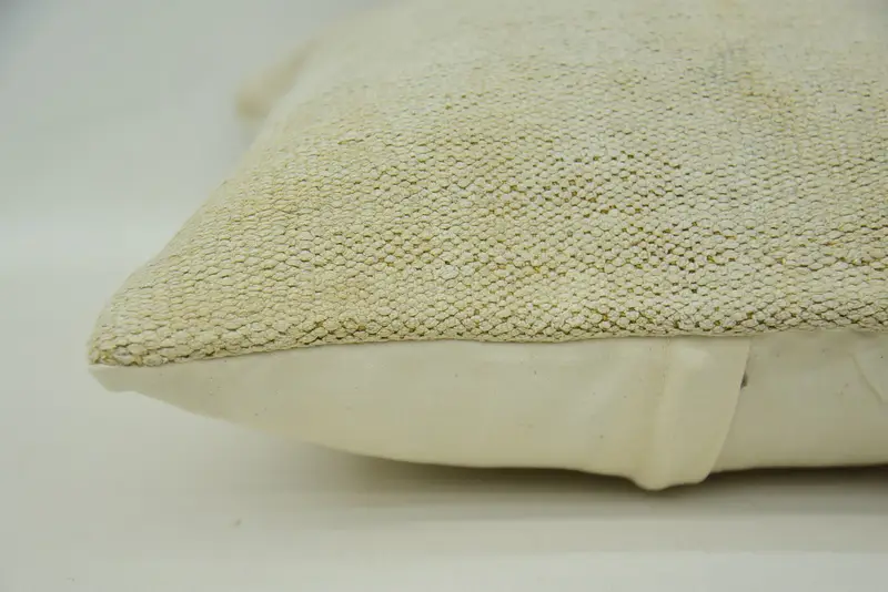 Throw Kilim Pillow, Kilim Pillow Cover, Home Decor Pillow, 16x16 Beige Pillow, Pastel Pillow Sham, Aztec Pillow Sham, Pillow Case - 5