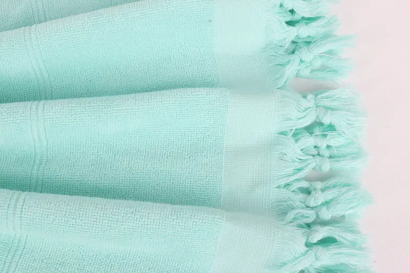 Sand-resistant towel, Turkish beach towel, Bachelorette Beach Towel, 70x36 Cotton Striped Terry Towel, Bachelorette Party Gifts, Family Gift - 8