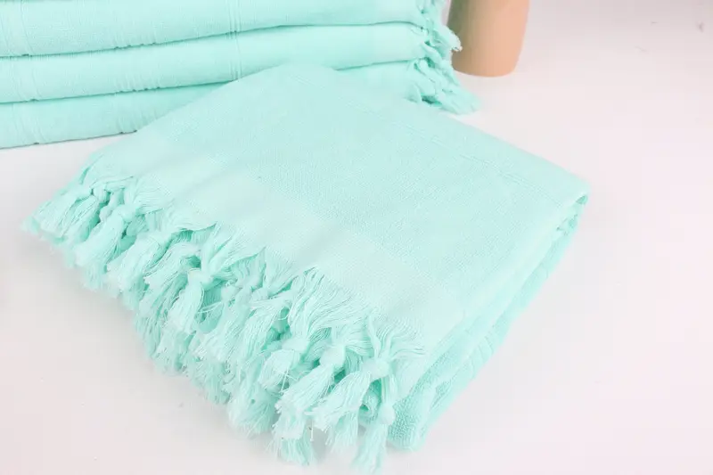 Sand-resistant towel, Turkish beach towel, Bachelorette Beach Towel, 70x36 Cotton Striped Terry Towel, Bachelorette Party Gifts, Family Gift - 5