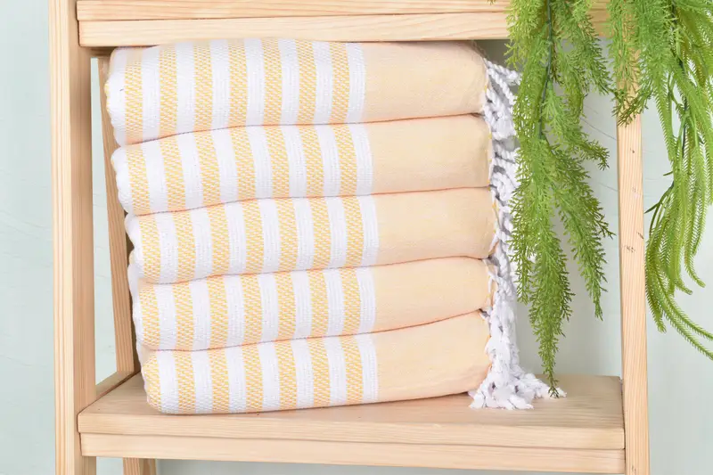 Gift For Best Friend, Turkish towel, Bachelor Party Favors, Custom Wedding Gifts, Best Friend Gift, 68x40 Cotton Striped Towel, Peshtemal Towel USA - 1