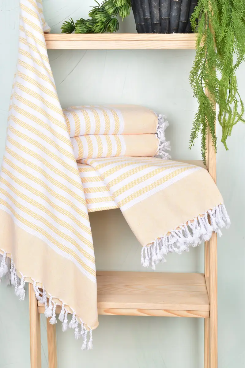 Gift For Best Friend, Turkish towel, Bachelor Party Favors, Custom Wedding Gifts, Best Friend Gift, 68x40 Cotton Striped Towel, Peshtemal Towel USA - 6