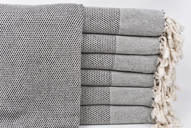 70x40 Cotton Geometric Towel, Wedding Anniversary Gift, Personalized Gift, Yoga Towel, Pool Towels, Fouta towel, Gift For Bride, Best Beach Towel - 1