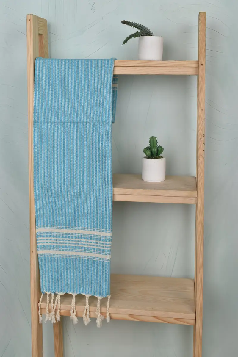 Gift For The Home Decor, 40x18 Cotton Striped Towel, Monogram Hand Towel, Bridesmaid Gifts, Valentines Day Gift, Home Decor Gifts, Personalized Gift - 8