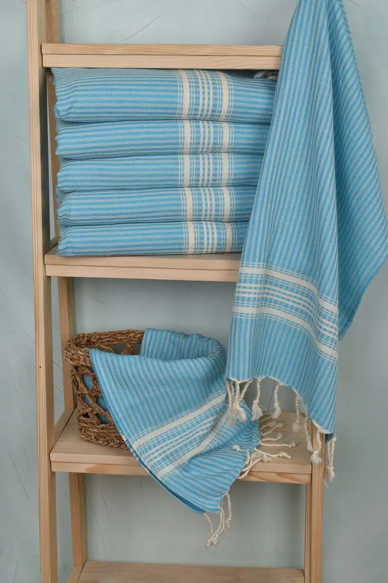 Gift For The Home Decor, 40x18 Cotton Striped Towel, Monogram Hand Towel, Bridesmaid Gifts, Valentines Day Gift, Home Decor Gifts, Personalized Gift - 3