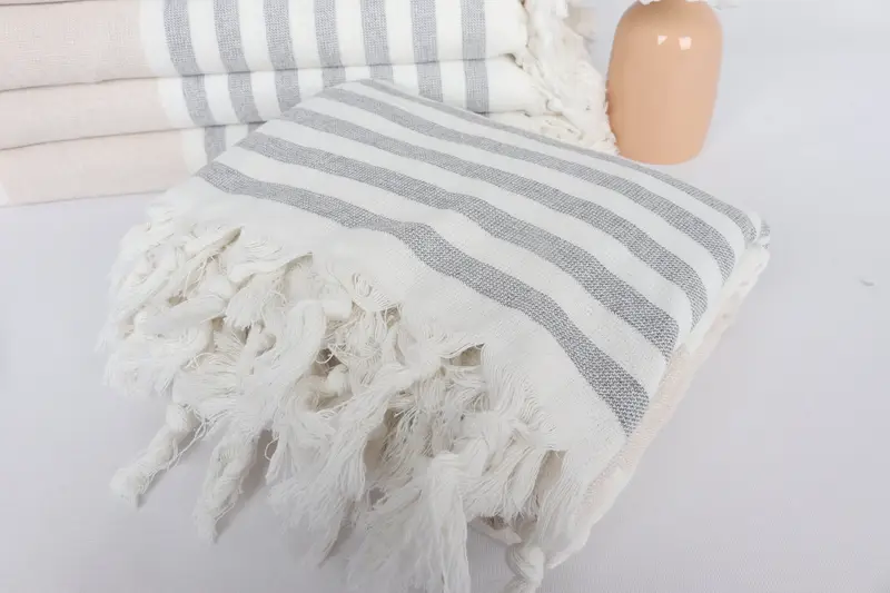 Bachelorette Favor, Turkish Bath Towel Set, 68x36 Cotton Striped Terry Towel, Personalized Bridesmaid Gift, Bachelorette Party Gift, Custom Towel - 5