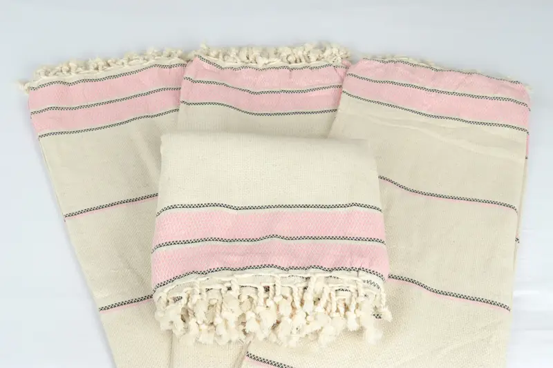 Turkish Bedcover, Bridesmaid Gifts, Wedding Favors, 104x96 Cotton Striped Towel, Bridal Shower Gift, Personalized Gift For Her, Family Gift Basket - 5