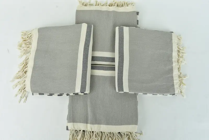 Lightweight Turkish towel for beach, Halloween Gifts, Embroidered Towel, Personalized Gifts, Personalized Turkish Towel, 70x40 Cotton Striped Towel - 6