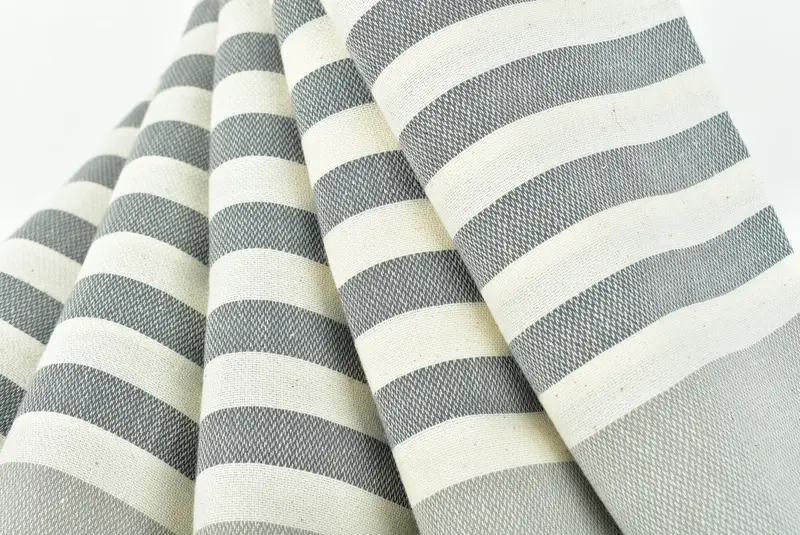 Lightweight Turkish towel for beach, Halloween Gifts, Embroidered Towel, Personalized Gifts, Personalized Turkish Towel, 70x40 Cotton Striped Towel - 5