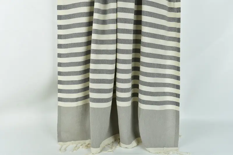 Lightweight Turkish towel for beach, Halloween Gifts, Embroidered Towel, Personalized Gifts, Personalized Turkish Towel, 70x40 Cotton Striped Towel - 8