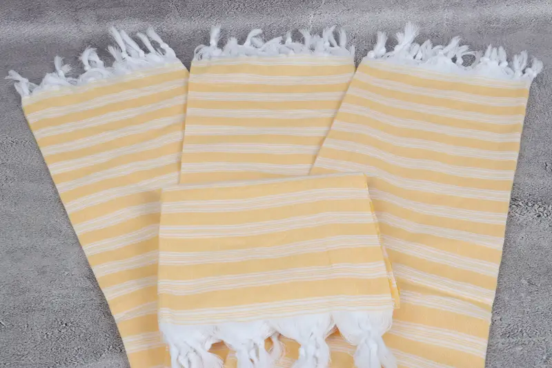 70x40 Cotton Striped Towel, Turkish hand towel, Oversized Beach Towel, Peshtemal Towel, Bridesmaid Gifts Personalized, Bachelorette Party Favors - 4