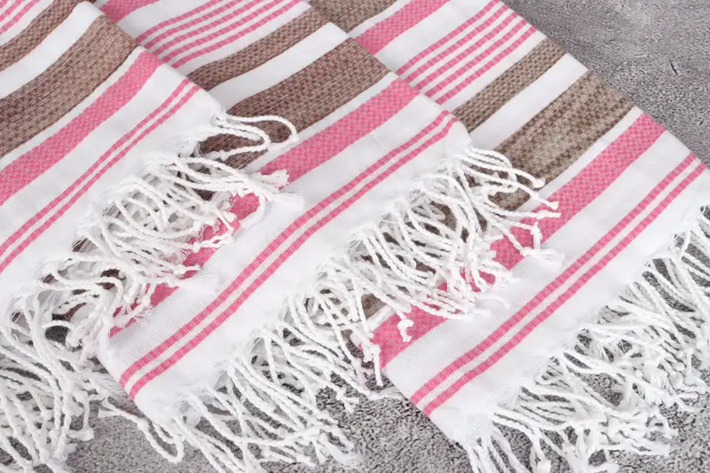 Bachelor Bachelorette Party Favors, Vegas Bachelorette Party Favors, Unique Gift, Custom Towel, Turkish towel, 70x40 Cotton Striped Towel - 5