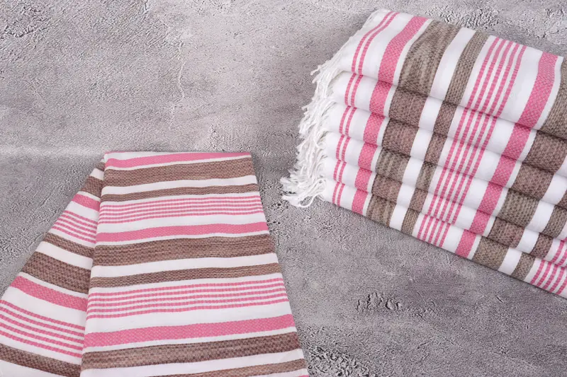 Bachelor Bachelorette Party Favors, Vegas Bachelorette Party Favors, Unique Gift, Custom Towel, Turkish towel, 70x40 Cotton Striped Towel - 2