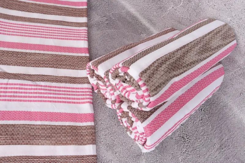 Bachelor Bachelorette Party Favors, Vegas Bachelorette Party Favors, Unique Gift, Custom Towel, Turkish towel, 70x40 Cotton Striped Towel - 8