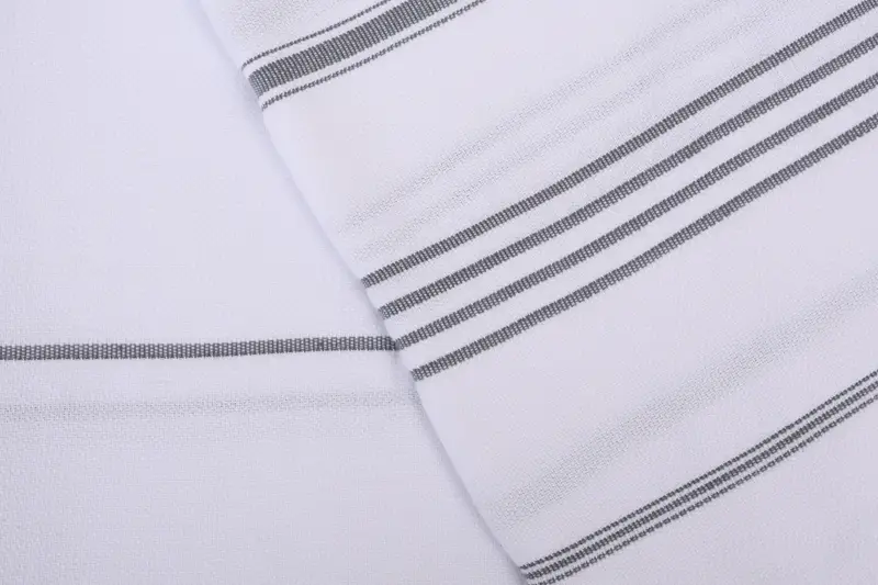 Wedding Day Gift For Bride, 70x40 Cotton Striped Towel, Bachelorette Party Gifts Bridesmaids, Fouta towel, Organic Beach Towel, Turkish Towel Beach - 5