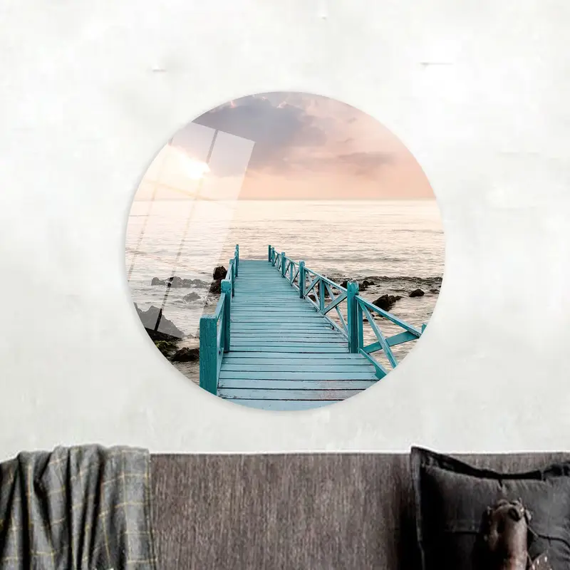 Elegant Sunset Sky Landscape Printed Canvas - Nature's Serenity