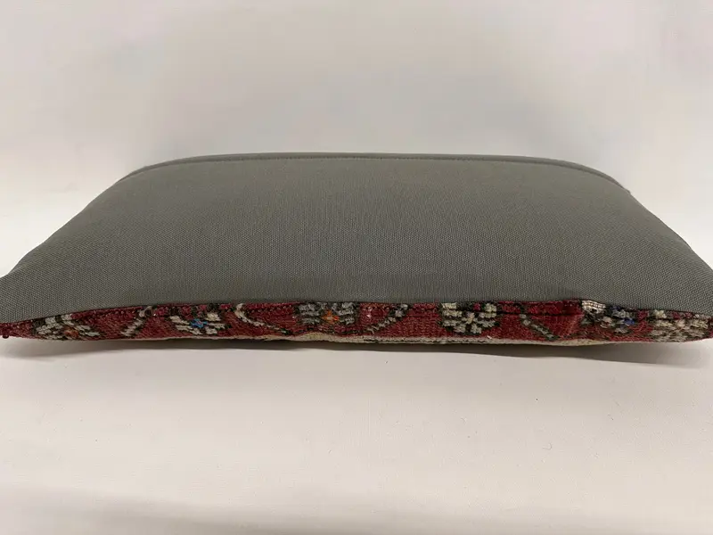 Vintage Kilim Pillow, Natural Cushion Case, Pet Pillow, 12x24 Blue Pillow Sham, Gift Pillow, Shabby Chic Pillow, Cushion, Kilim Pillow - 7