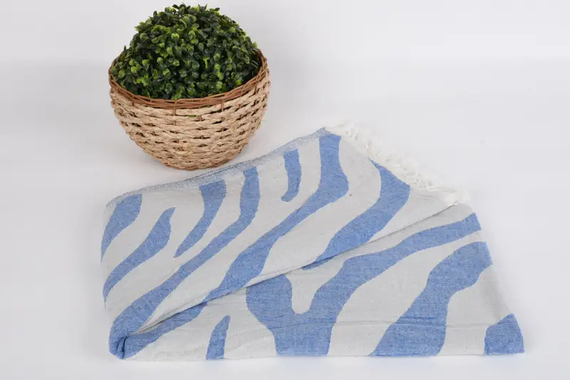 Absorbent towel, Monogram Beach Towel, Employee Gifts, Soft and absorbent Turkish towel, Spa Towel, Travel towel, 70x40 Cotton Patterned Towel - 5